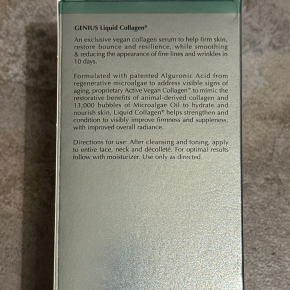 BNIB Sephora Algenist Genius Liquid Collagen Alguronic Acid Serum 30mL - Picture 4 of 7